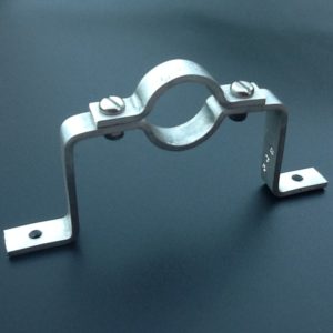 Stainless Steel Stand Off Pipe Clamp Bracket 25mm Single Port