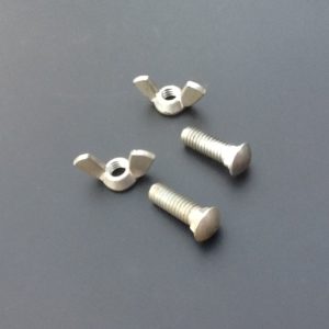 BSW 5/16" Round Head Screws Wing Nuts