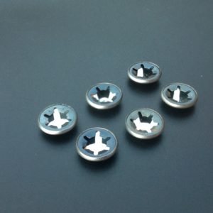 Star Lock Dome End Axle Caps