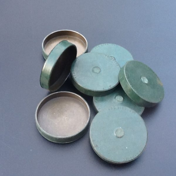 Rubber coated dust caps