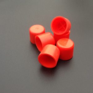 End Caps 18mm ID Red Plastic Blanking Caps