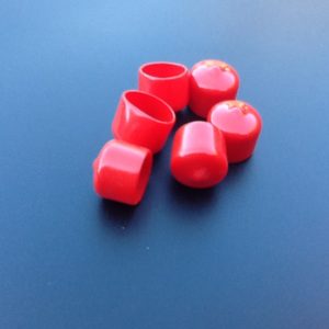 Red Tube Caps