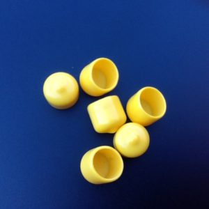 Yellow Plastic Tube Caps 
