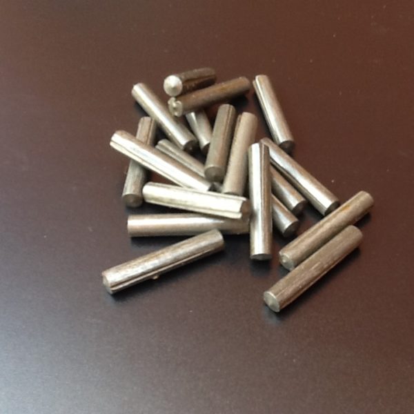 Grooved Dowel Pins Steel 3/16" X 1"