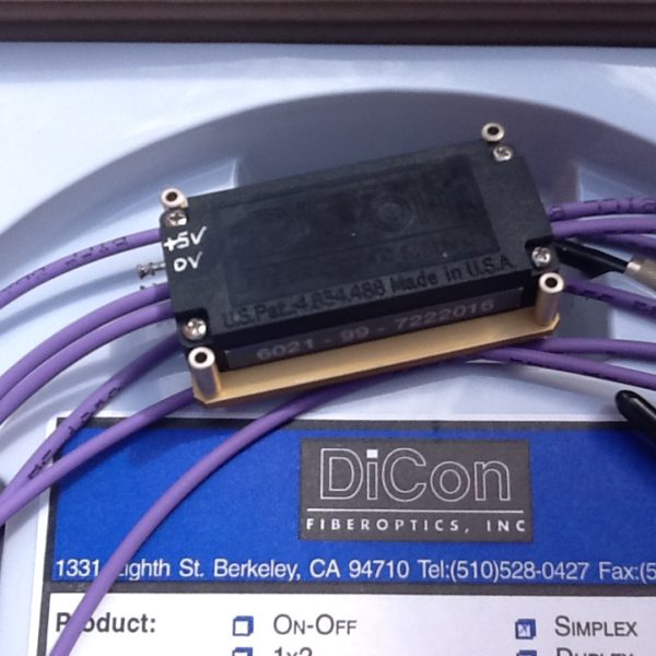 Dicon 2x2 Bypass Fiber Optic Switch Simplex
