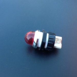 Panel Mount Red Indicator Light With Neon Bulb 240Volt