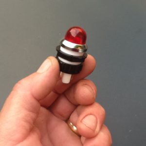 Panel Mount Red Indicator Light With Neon Bulb 240Volt