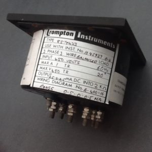 Crompton Parkinson Ltd Transducer code1128