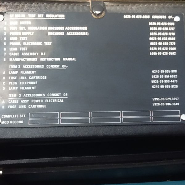 Farnell Hivolt Insulation Tester CT587