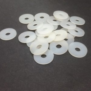 Imperial Nylon Washers White 5/16" ID X 7/8" OD X 1/16" Thick