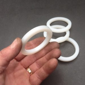 Imperial Nylon Seal Washers White 1.15/16" ID X 2.1/2" OD X 5.1/6" Thick