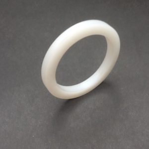 White Nylon Washer 59mm ID X 75mm OD X 7mm Thick