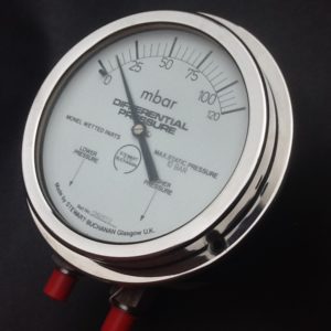 Stewart Buchanan Pressure Gauge Stainless Steel 