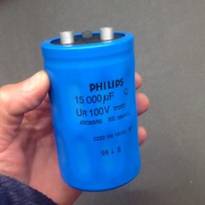 Philips Capacitor 15000uf - 100Volts