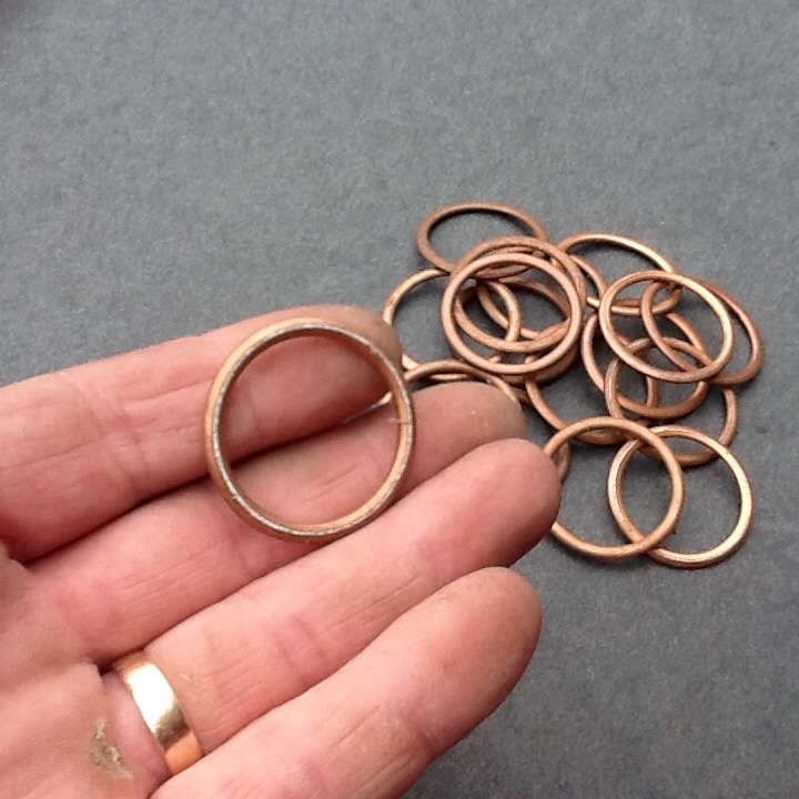 UK SUPPLIER 6mm 8mm 10mm Copper Compression/Crush/Sump Washer