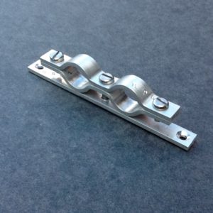 Cable Conduit Clamp Brackets Double Ports 20mm