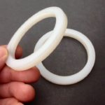 White Nylon Washer 59mm ID X 75mm OD X 7mm Thick