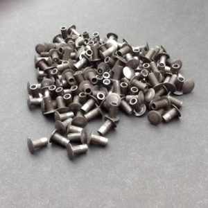 Semi Tubular Rivets 3/16" Diameter 3/8" Long