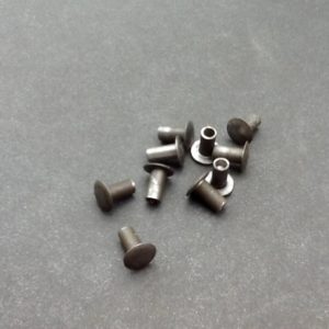 Semi Tubular Rivets 3/16" Diameter 3/8" Long