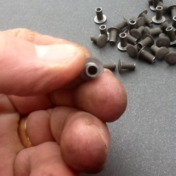 Tubular Rivets Hollow Rivets 3/16" Diameter 3/8" Long