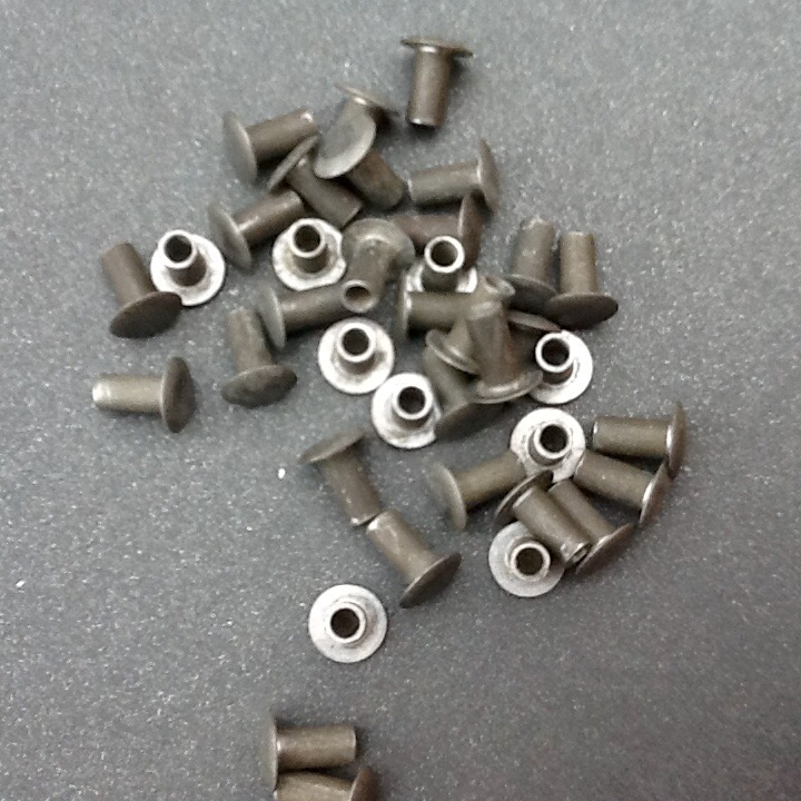 3/16" x 5/16" Zinc Plated Steel Tubular Rivets TRIVT-094 60 pcs. 
