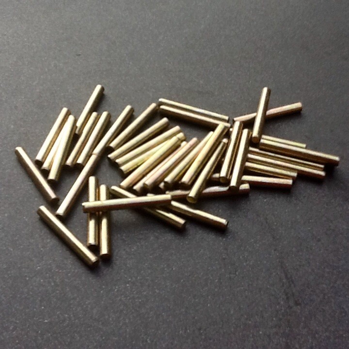 Metal Dowel Pins Imperial Size 1/8