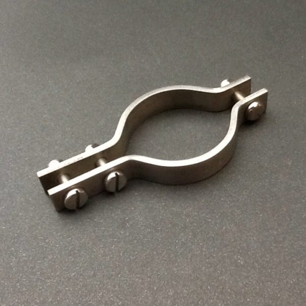 Marine Engine Exhaust Pipe Clamp Stainless Steel 45mm Diameter