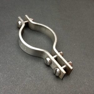 Stainless Steel Pipe Clamping Bracket. BPC Engineering. www.britishpipeclamps.co.uk
