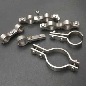 Stainless steel pipe brackets