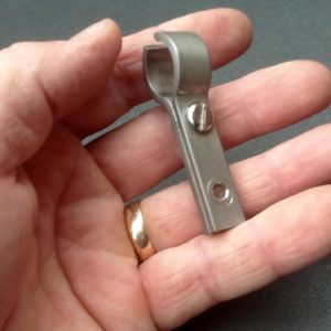 Stainless Steel Pipe Clamp Bracket 15mm Diameter