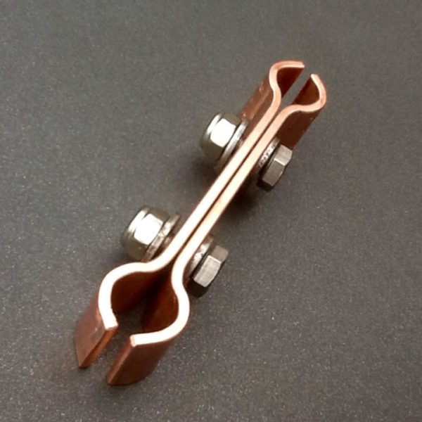 Copper Clamp Bracket Saddle Clamp C101 Copper 15mm Ports