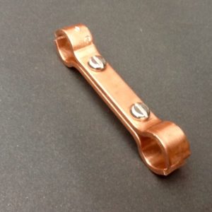 Copper Saddle Clamp Spacer Bracket C101 Copper 55mm