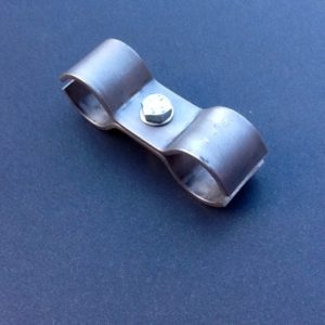 DN20 Double Pipe Clamp Bracket Stainless Steel 316 BPC Engineering https://www.britishpipeclamps.co.uk
