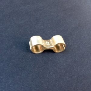 12mm Brass Pipe Support Clamp Double Port Pipe Clamp