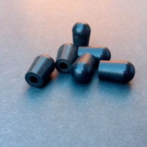 Push-Fit Taper Knob Black Plastic Tapered Knobs