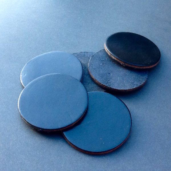 Leather Discs Black Leather Disc 75mm (3") Diameter X 5mm Thick