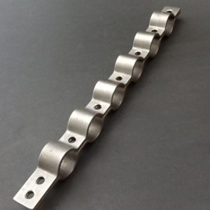 Stainless Steel Multi Pipe Clamp Bracket Six 27mm Diameter Ports