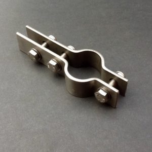 Stainless Steel Pipe Bracket 25mm Diameter Port / 30mm X 3mm
