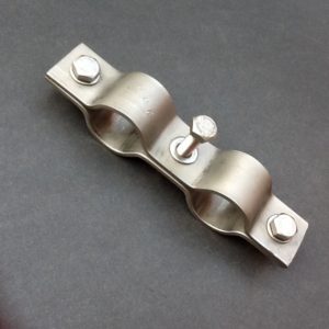 DN20 Pipe Clamping Bracket 316 Stainless Steel BPC Engineering pipe clamp manufacturers https://www.britishpipeclamps.co.uk
