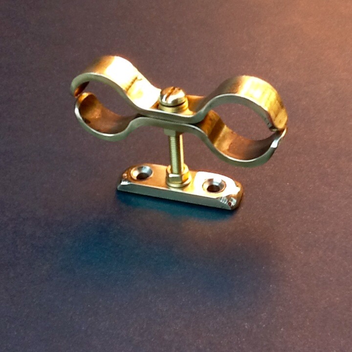 NEW Munsen Double Ring Clip FREEPOST 35mm Tapped M10 Brass UK SELLER 