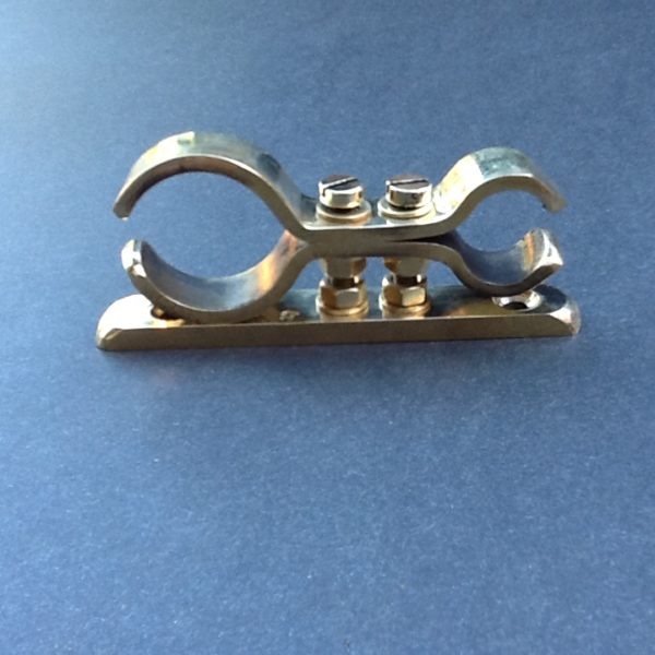 Brass Pipe Clamps Double Ports BPC Engineering