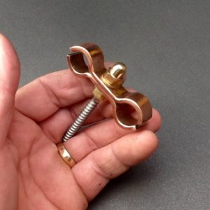 Copper Wall Pipe Brackets For 15mm Diameter Pipes