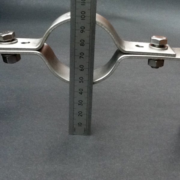 Offset Pipe Clamps Stainless Steel