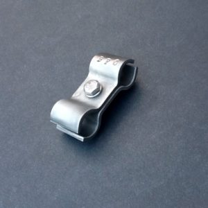 13mm Pipe Clamp Double Ports Stainless Steel 316L