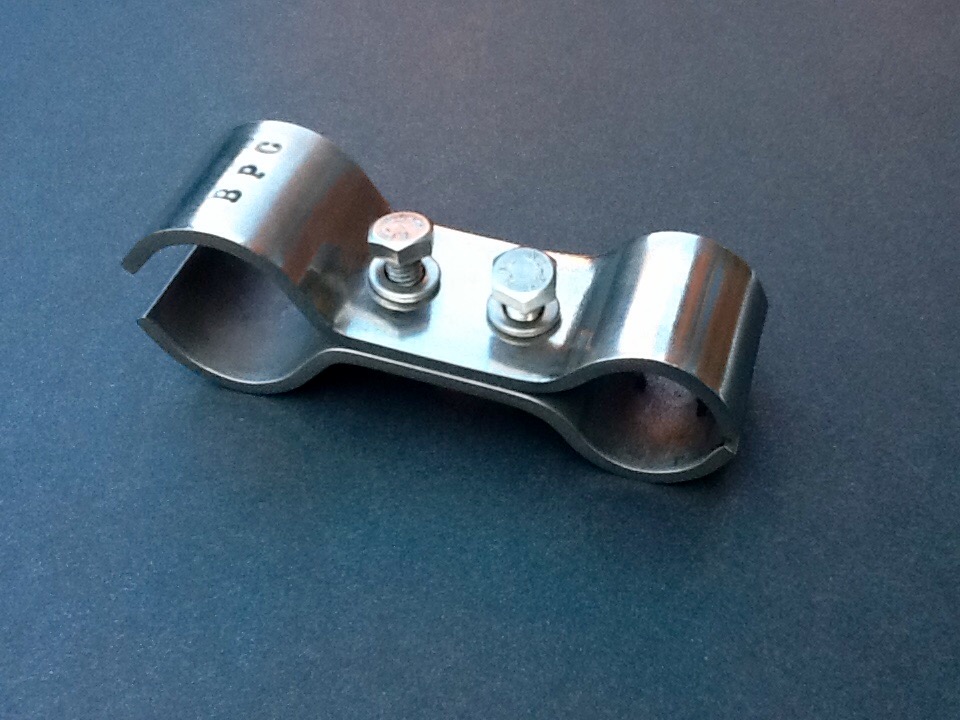 20mm 25mm Pole Clamp Double Size Combination Stainless Steel