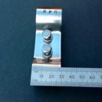 25mm 27mm Pole Clamp Double Size Combination Stainless Steel