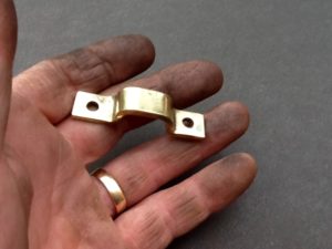 Double Pipe Fastener Solid Brass For Steam Traction Engines
