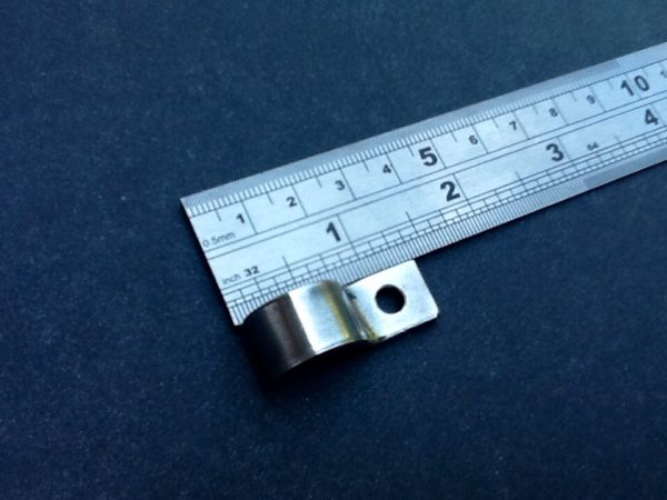 Stainless Steel P Clips 1/2" Pipe Fastening For Steam Traction Engines