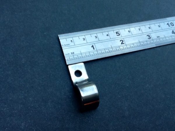 Stainless Steel P Clips 1/2" Pipe Fastening For Steam Traction Engines