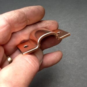 Copper Pipe Fastener For Two 3/8" OD Pipes